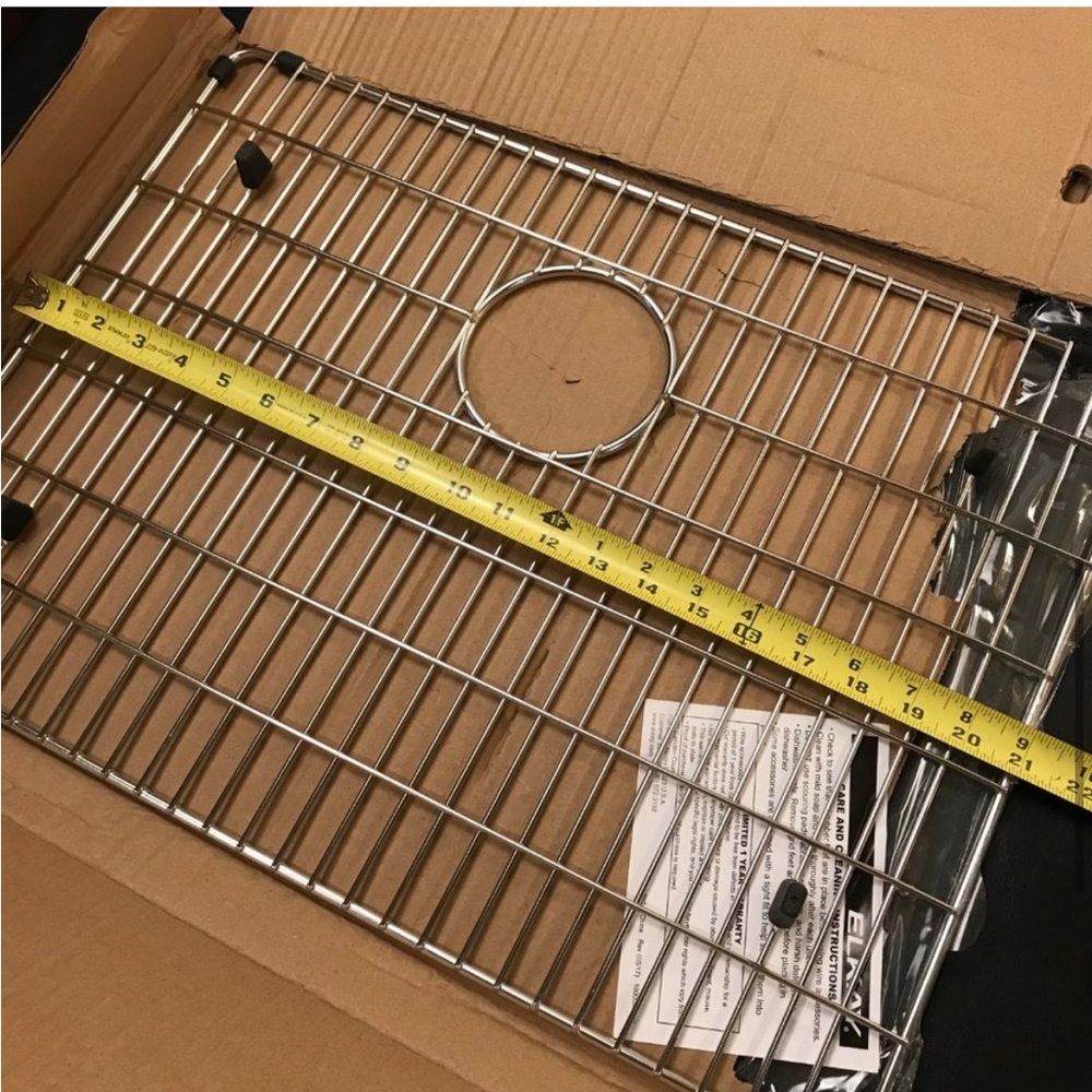 Stainless steel sink guard